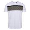 Luke Den Panelled T-Shirt - White Blk Mushroom