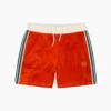 Sergio Tacchini Monte velour Shorts - Rooibos Tea / Gardenia