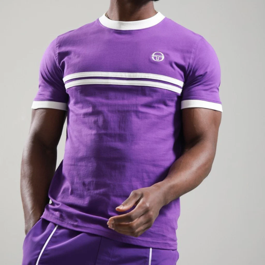 Sergio Tacchini Supermac Tee T-Shirt - Pansy / Gardenia