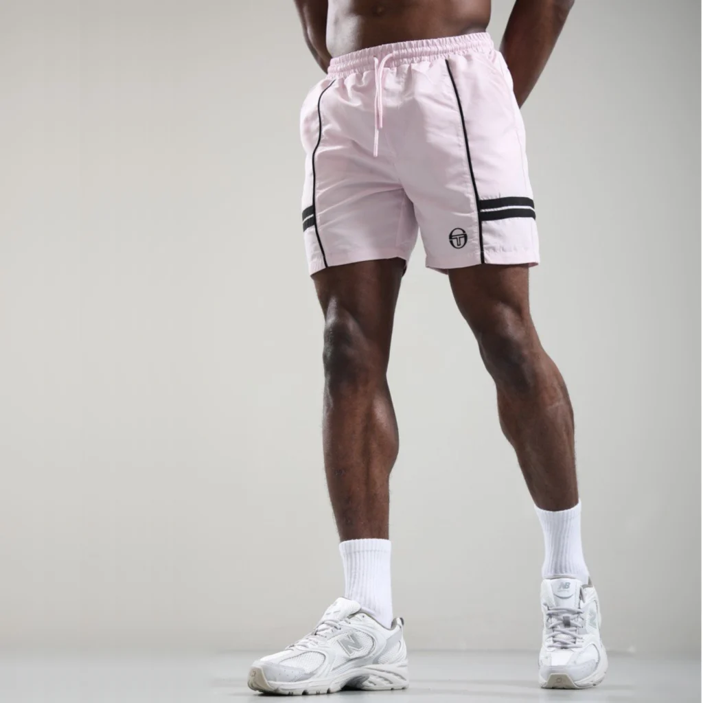 Sergio Tacchini Romolo Swim Shorts - Light Lilac / Black