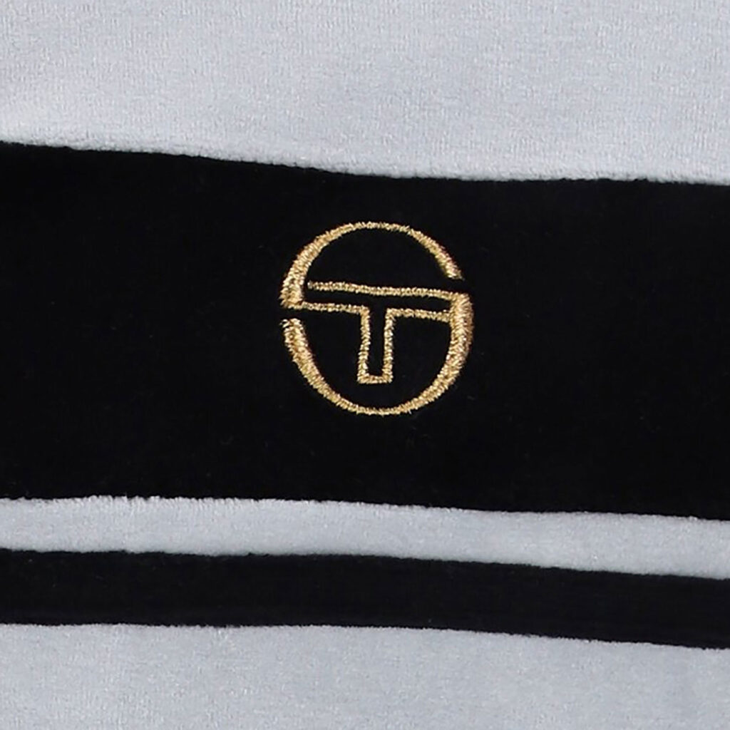 Sergio Tacchini Damarindo Velour Regular Fit Long Sleeve Track Top - High Rise