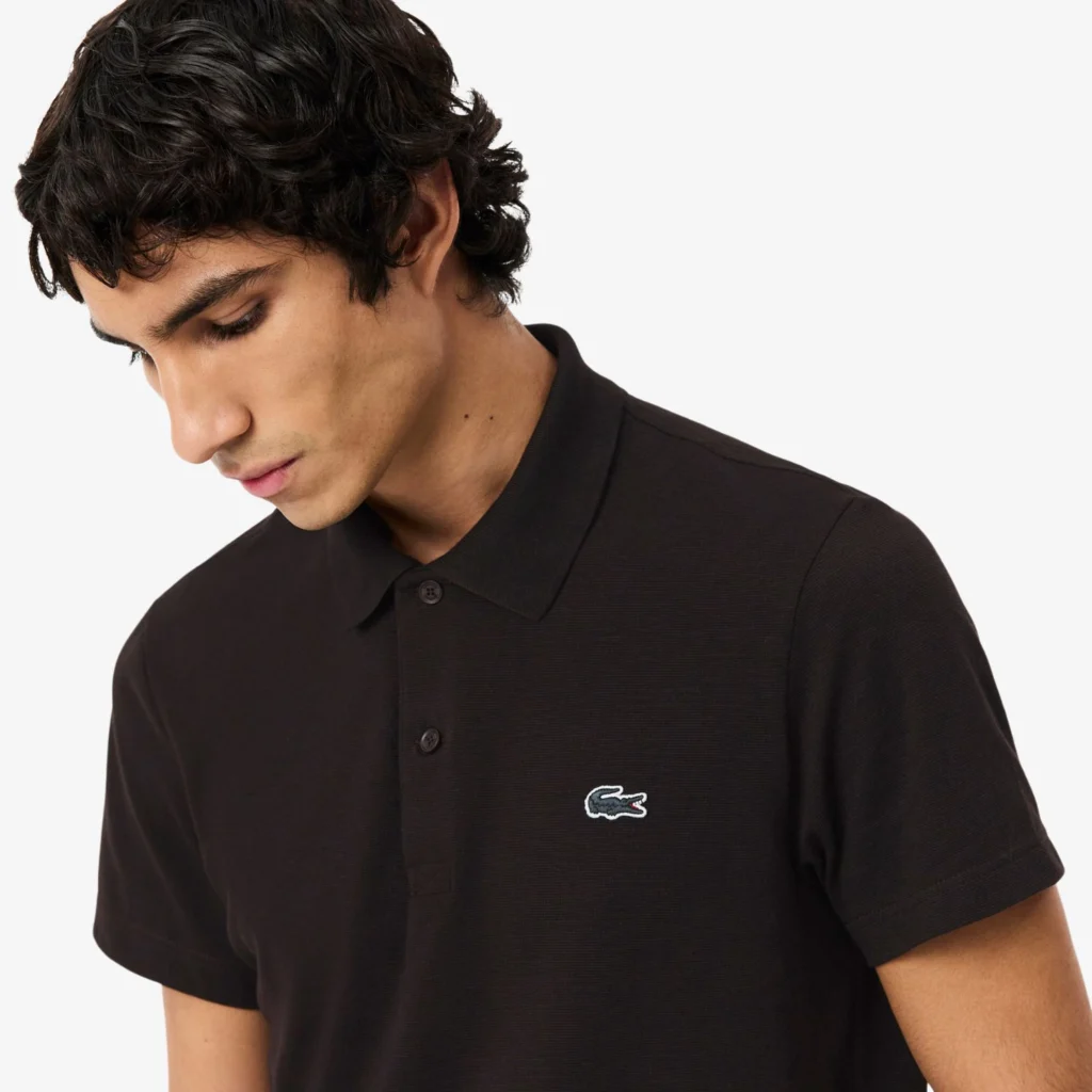 Lacoste Regular Fit Cotton Blend Polo Shirt - Brown . 3LA