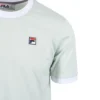 Fila Marconi Essential Ringer T-Shirt - Surf Spray / White