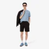 Lacoste Classic Fit Monogram Jaccquard Polo Shirt - Bleu Clair / Bleu . 1QI
