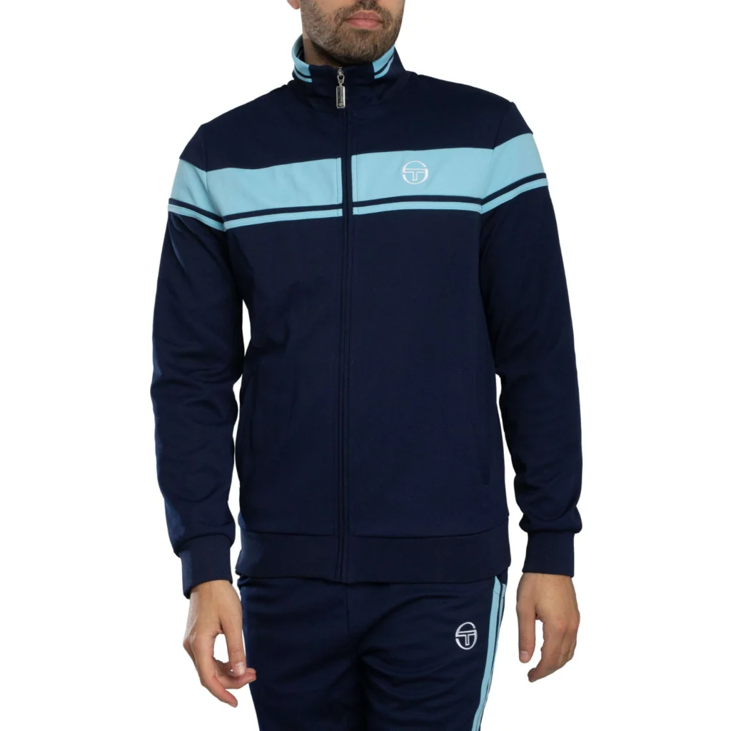 Sergio Tacchini Damarindo Track Top - Maritime Blue / Baltic Sea