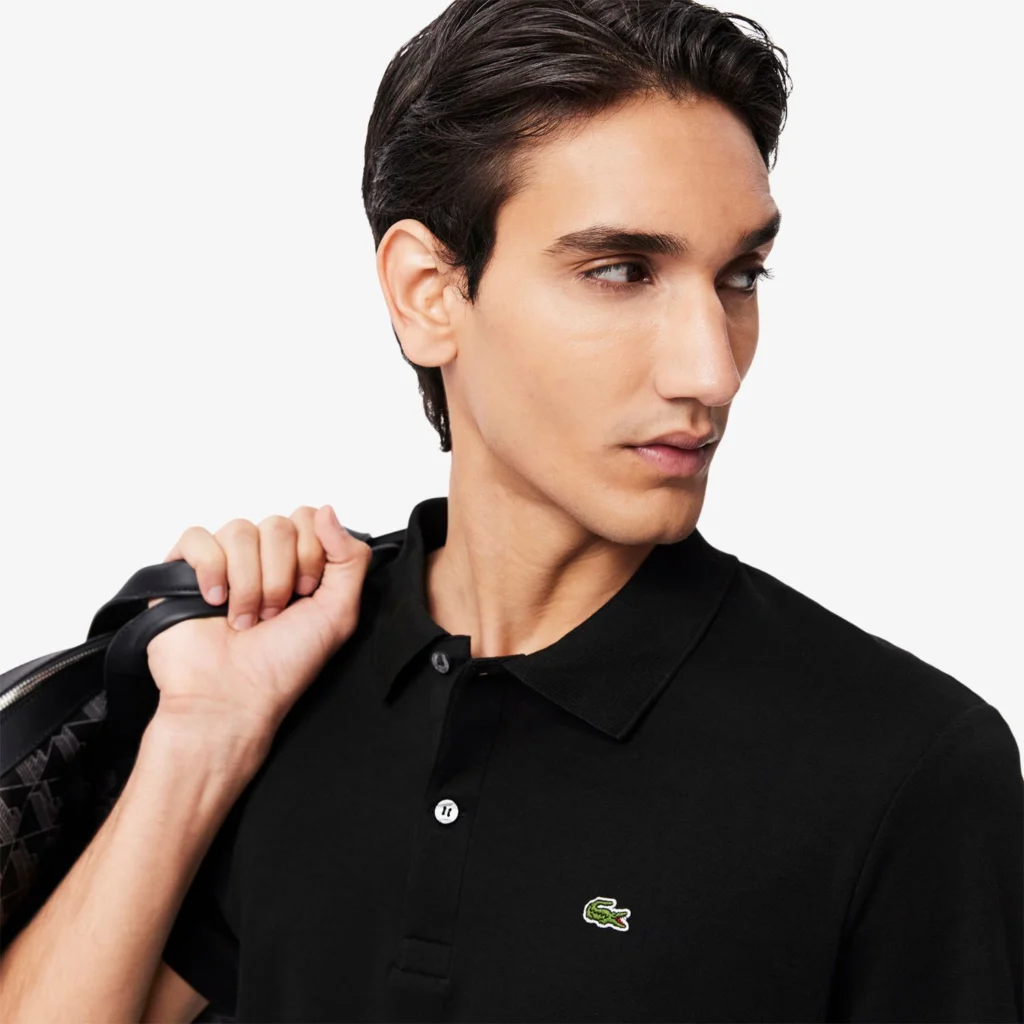 Lacoste Regular Fit Cotton Pima Polo Shirt - Noir . 031