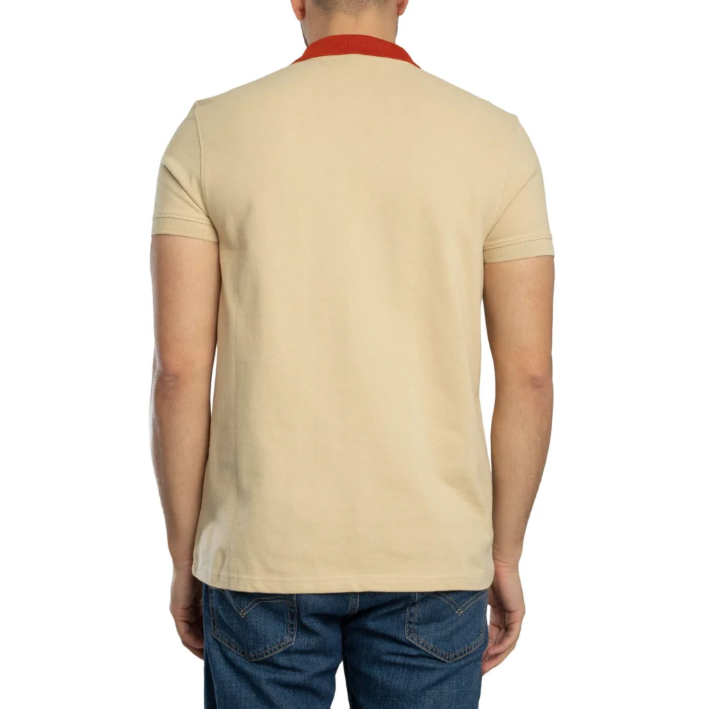 Sergio Tacchini Supermac Polo Shirt - Mojave Desert / Rooibos Tea / Gardenia