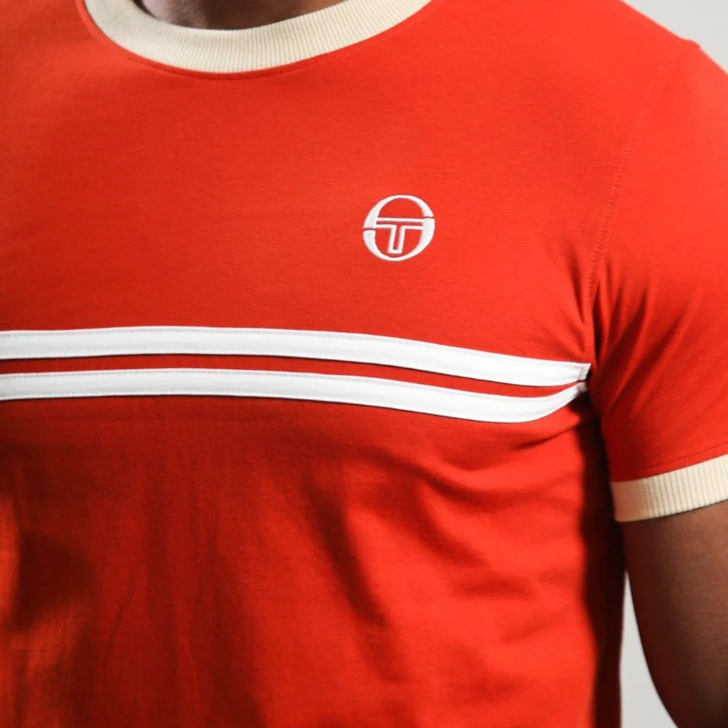 Sergio Tacchini Supermac Tee T-Shirt - Rooibos Tea / Mojave Desert / Gardenia