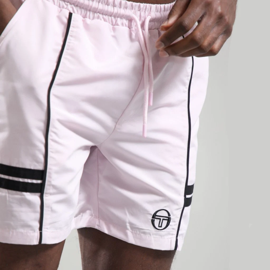 Sergio Tacchini Romolo Swim Shorts - Light Lilac / Black