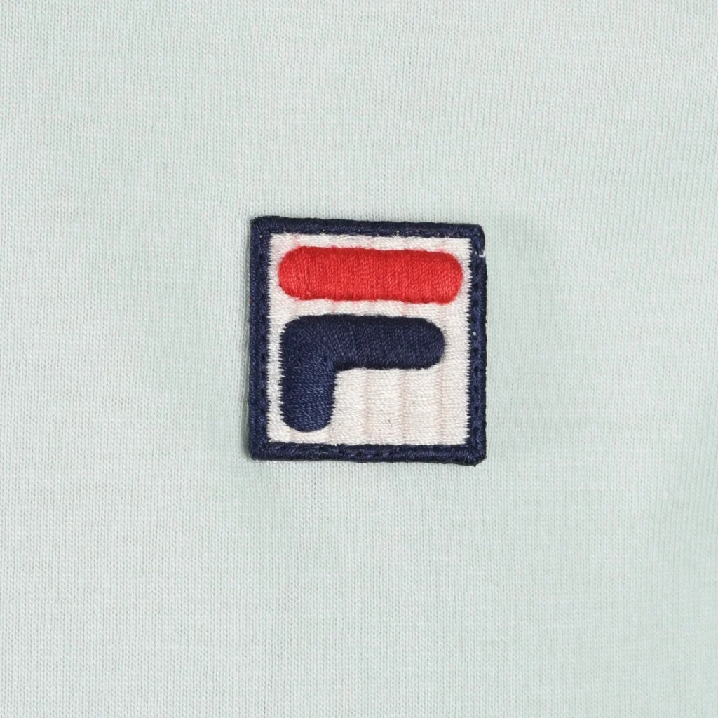 Fila Marconi Essential Ringer T-Shirt - Surf Spray / White