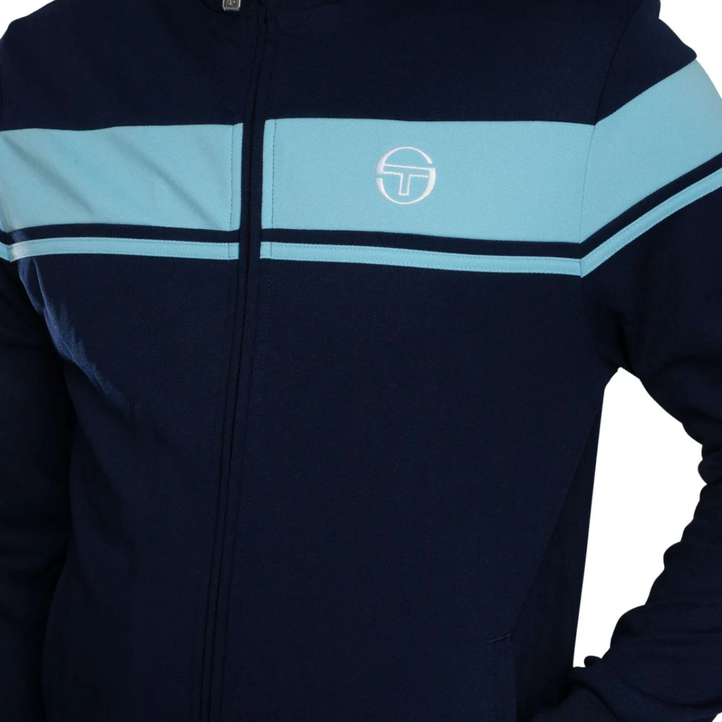 Sergio Tacchini Damarindo Track Top - Maritime Blue / Baltic Sea