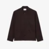 Lacoste Linen Blend Overshirt - Brown . 3LA