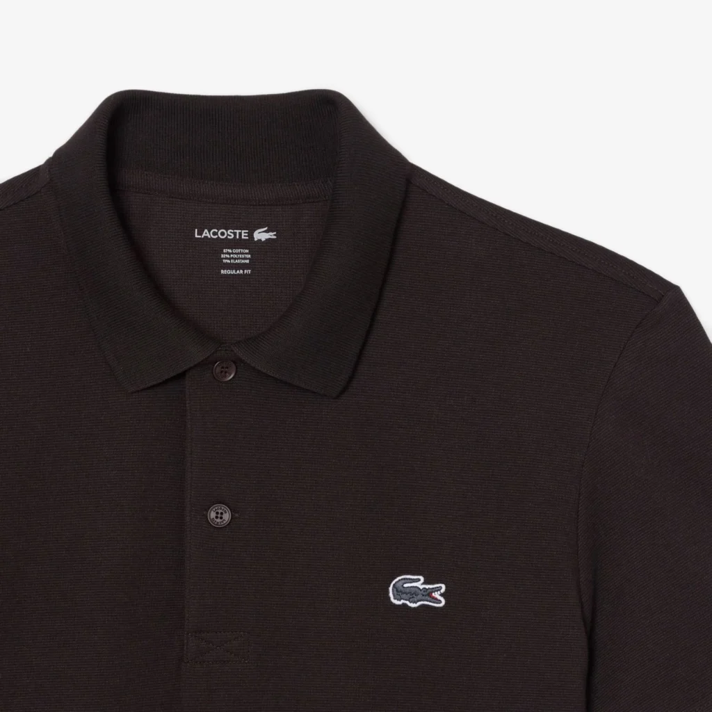 Lacoste Regular Fit Cotton Blend Polo Shirt - Brown . 3LA