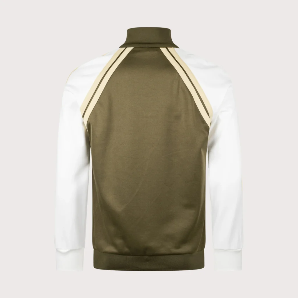 Sergio Tacchini Ghibli Davis Track Top - Dark Olive / Gardenia / Mojave Desert