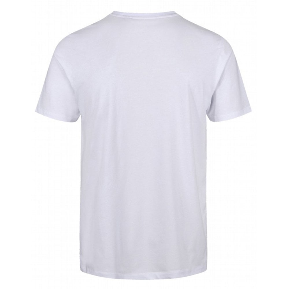 Luke Den Panelled T-Shirt - White Blk Mushroom