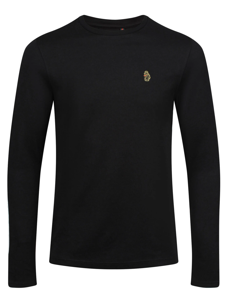 Luke Trafftastic Sport Crew Neck Long Sleeve Jersey - Jet Black