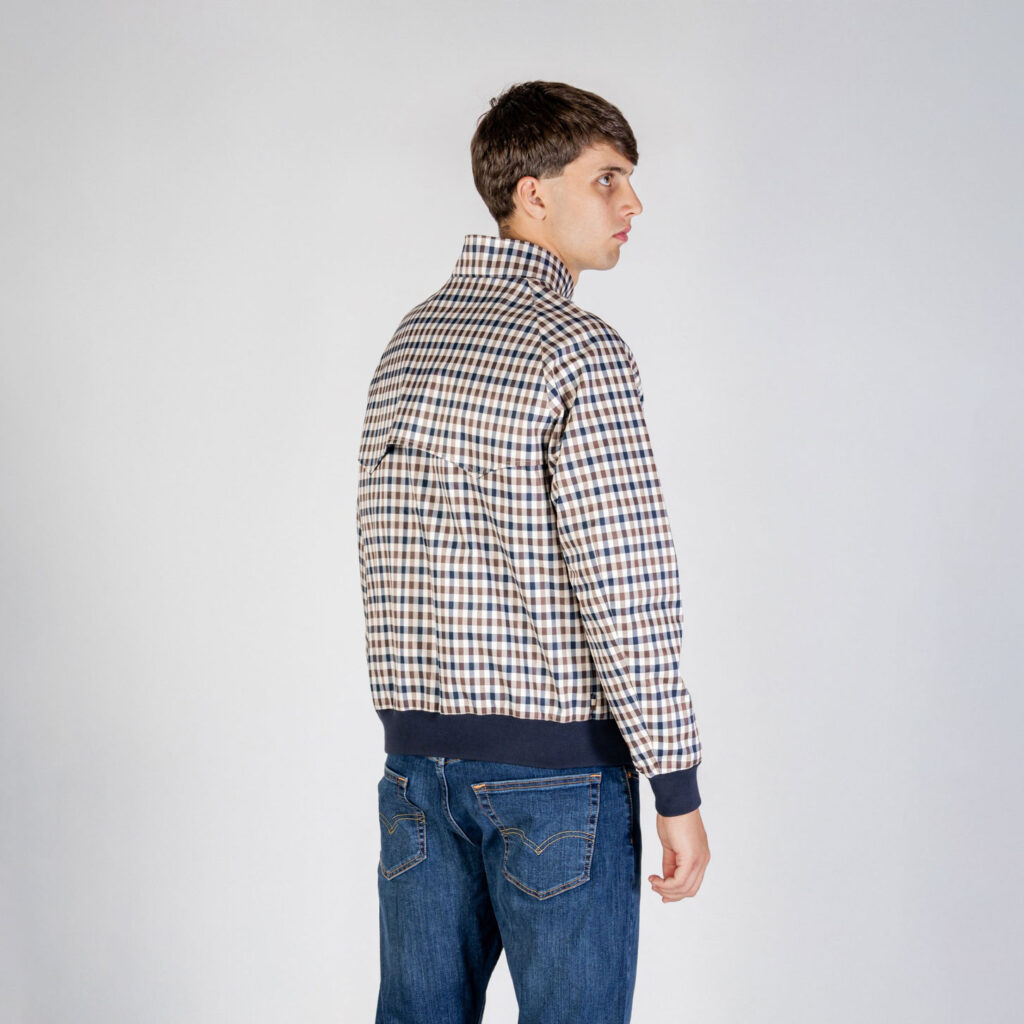 Aquascutum Active Archival Long Sleeve Regular Fit Harrington Jacket - Club Check