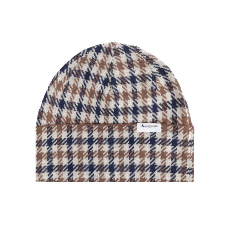 Aquascutum Active Club Check Beanie - Club Check