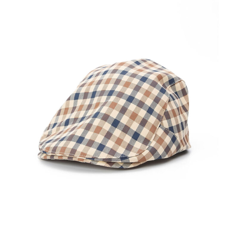Aquascutum Active Iconic Flat Cap - Club Check