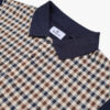 Aquascutum Active Iconic Long Sleeve Regular Fit Front Polo - Navy