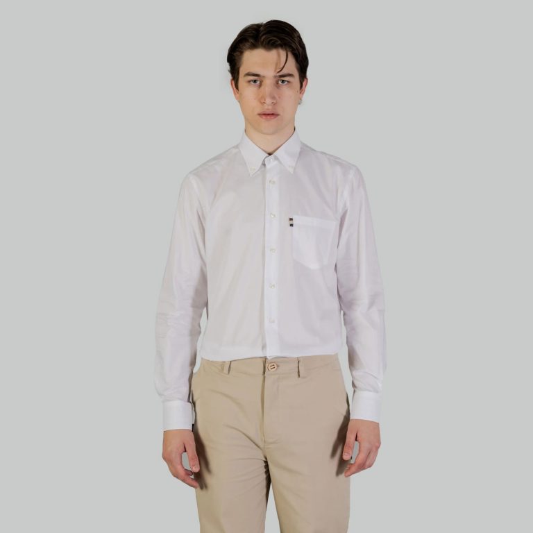 Aquascutum Active Oxford Shirt - Optical White