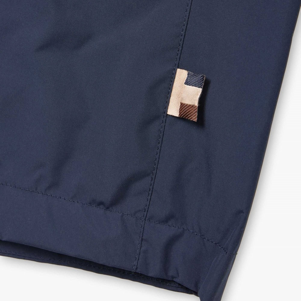 Aquascutum Active Regular Fit Long Sleeve RLG Packable Trench Jacket - Navy