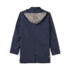 Aquascutum Active Regular Fit Long Sleeve RLG Packable Trench Jacket - Navy