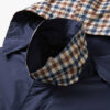 Aquascutum Active Regular Fit Long Sleeve RLG Packable Trench Jacket - Navy
