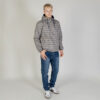 Aquascutum Active Regular Fit Long Sleeve Reversible Hooded Sailor Jacket - Navy