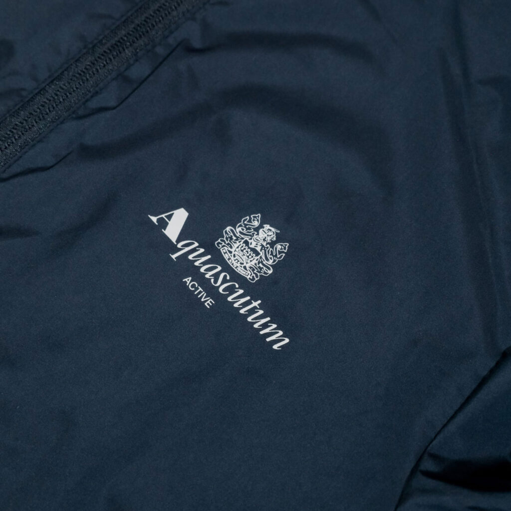 Aquascutum Active Regular Fit Long Sleeve Reversible Hooded Sailor Jacket - Navy