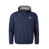 Aquascutum Active Regular Fit Long Sleeve Reversible Hooded Sailor Jacket - Navy