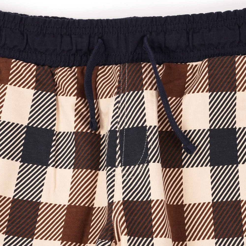 Aquascutum Active Regular Fit Macro Club Check Short - Navy/Club Check