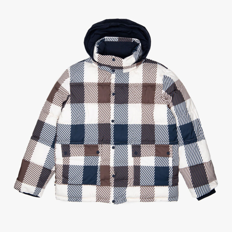 Aquascutum Active SP Long Sleeve Regular Fit Puffer Jacket - Jumbo Check