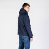 Aquascutum Active Soft Shell Regular Fit Long Sleeve Mid Parka - Navy