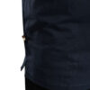 Aquascutum Active Supima Club Check Regular Fit Short Sleeve Rib Polo - Navy