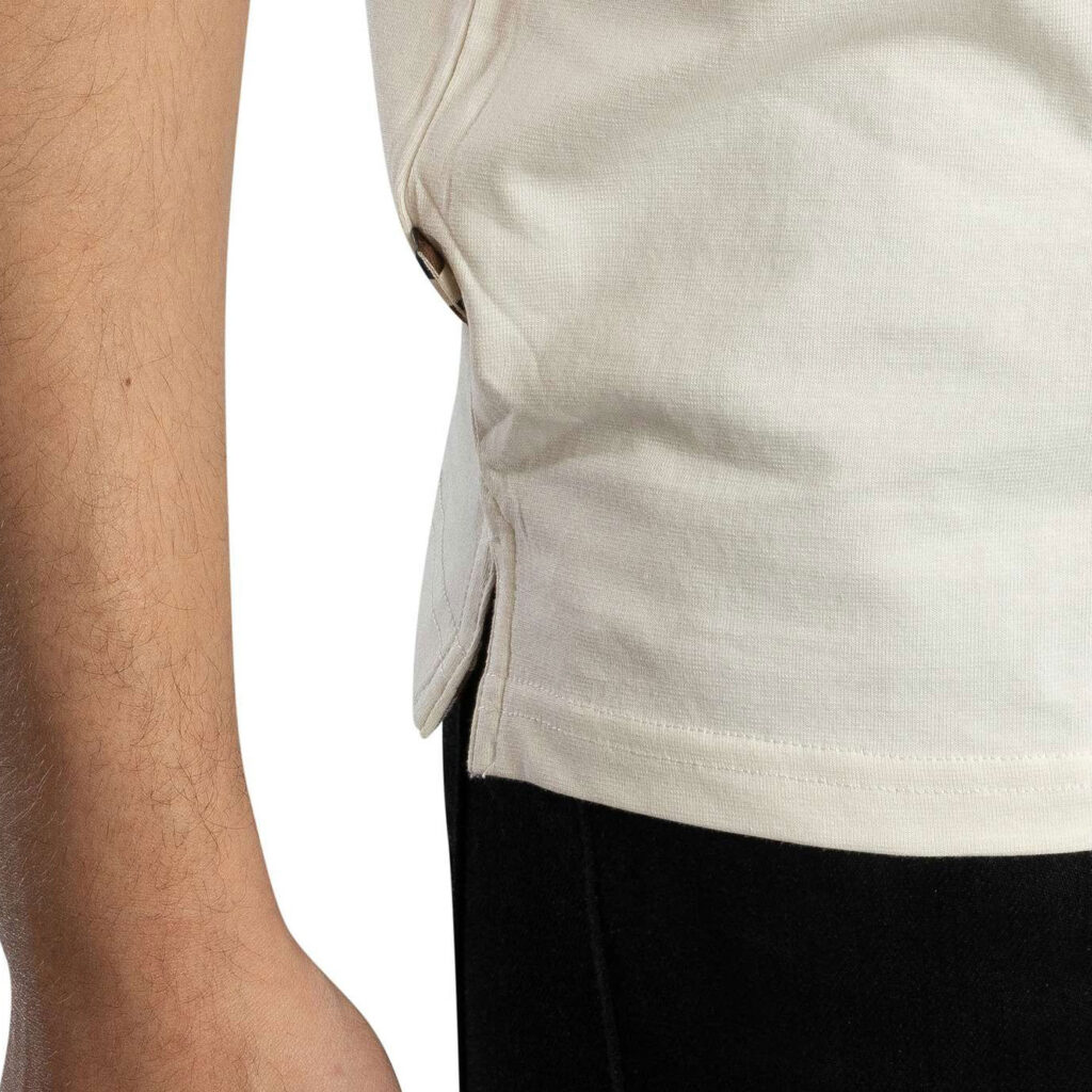 Aquascutum Active Supima Regular Fit Short Sleeve Solid Polo - Old White