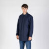 Aquascutum Shell Active Long Sleeve Regular Fit Mid Trench - Navy