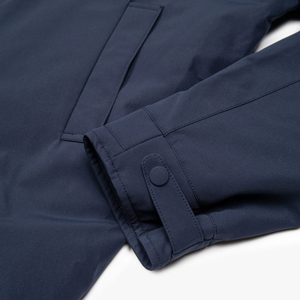 Aquascutum Shell Active Long Sleeve Regular Fit Mid Trench - Navy
