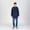 Aquascutum Shell Active Long Sleeve Regular Fit Mid Trench - Navy