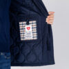 Aquascutum Shell Active Long Sleeve Regular Fit Mid Trench - Navy