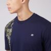 Ben Sherman Camo Regular Fit Short Sleeve T-Shirt - Marine