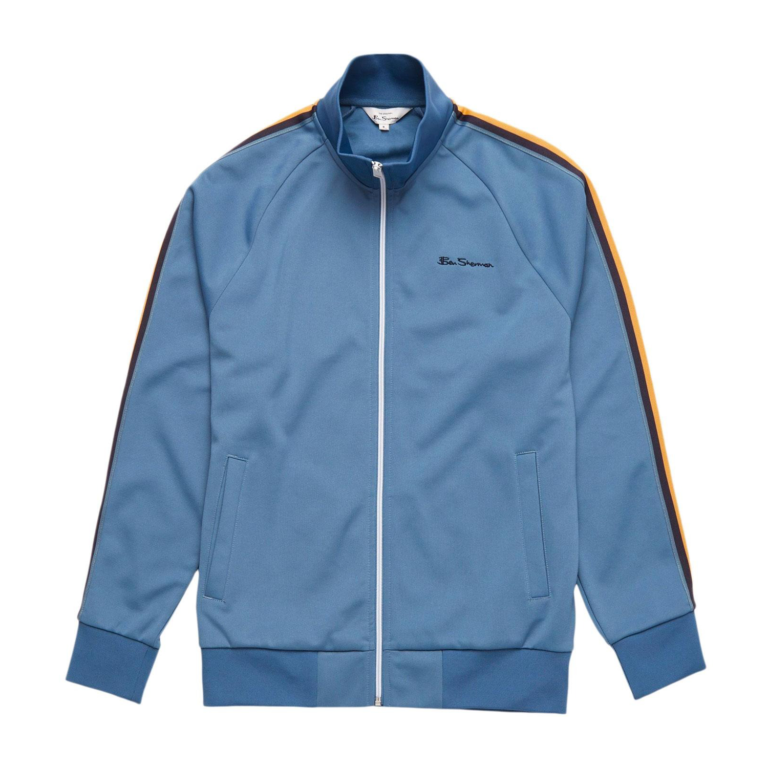 Ben Sherman Signature Full Zip Regular Fit Long Sleeve Track Jacket - Sky Blue