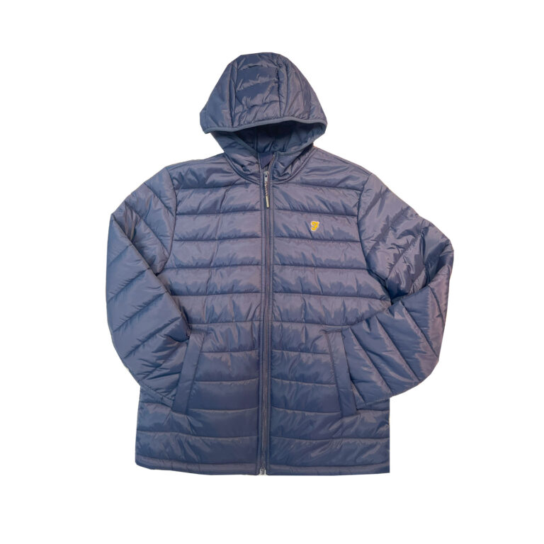 Farah Bournemouth Padded Regular Fit Long Sleeve Puffer jacket - Yale Blue