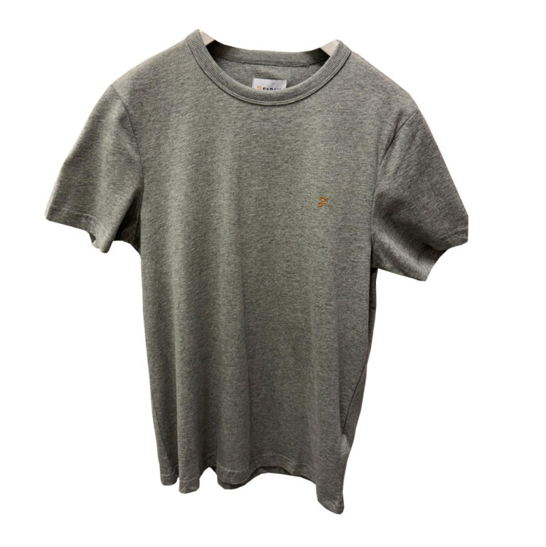 Farah Dennis Regular Fit Short Sleeve T-Shirt - Rain Heather