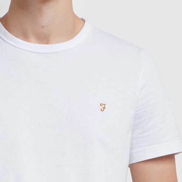 Farah Dennis Regular Fit Short Sleeve T-Shirt - White