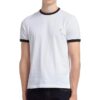 Farah Groves Ringer Regular Fit Short Sleeve T-Shirt - White