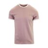 Farah Groves Ringer Regular Fit Short Sleeve T-Shirt - Wisteria Pink