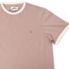 Farah Groves Ringer Regular Fit Short Sleeve T-Shirt - Wisteria Pink