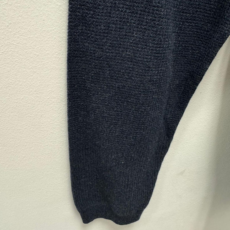 Farah Medlock Textured Regular Fit Long Sleeve Sweatshirt - Navy Marl