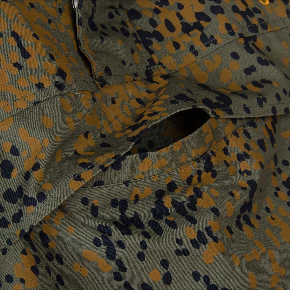 Farah Northampton Camo Hooded Regular Fit Long Sleeve Jacket - Vintage Green